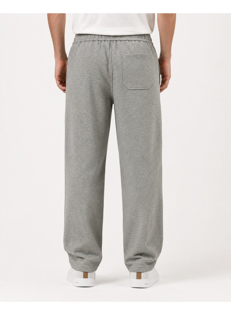 WHITE RABBIT Men’s Casual Wide Leg Jogger Pants – Adjustable Drawstring - Image 3