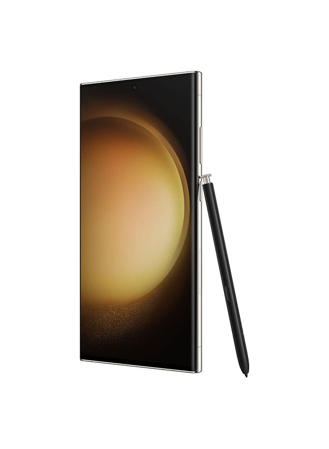 سامسونج هاتف Galaxy S23 Ultra 5G بشريحتي اتصال باللون الكريمي وذاكرة وصول عشوائي (RAM) سعة 12 جيجابايت ومساحة تخزين داخلية 256 جيجابايت - إصدار عالمي - Image 5