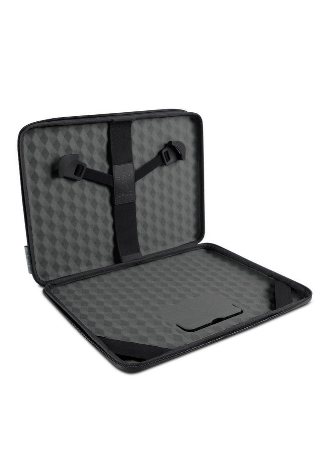belkin حقيبة كمبيوتر محمول Air Protect مقاس 14 بوصة، حافظة كمبيوتر محمول دائمة لأجهزة Chromebook، حقيبة كمبيوتر محمول مقاس 14 بوصة، غطاء كمبيوتر محمول مقاس 14 بوصة، غطاء Chromebook، حقيبة كمبيوتر محمول سوداء - Image 4