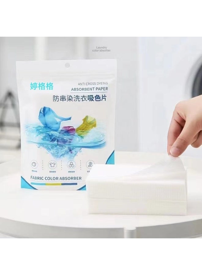 general 50 Pcs Color Absorber Laundry Sheets, Clothes Washing Detergent Sheets Color Dye Guard Strips Prevent Runs or Bleeds Laundry Soap Strips for Home, Apartment, Travel - Image 1