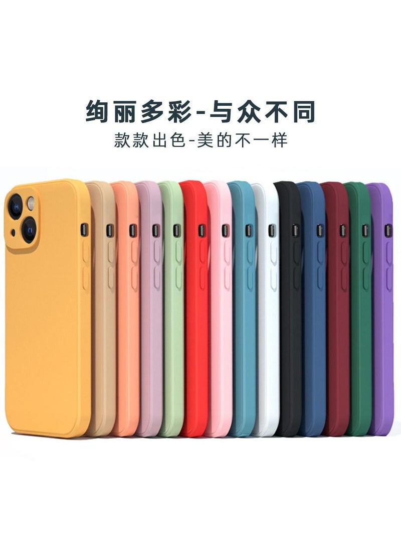 Loquat Solid Color Tpu Soft Shell Apple Phone Case - Image 2