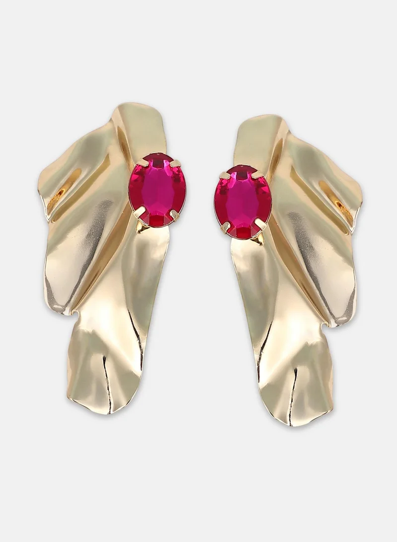 سوهي Women's The Shard-Gem Drop Earrings