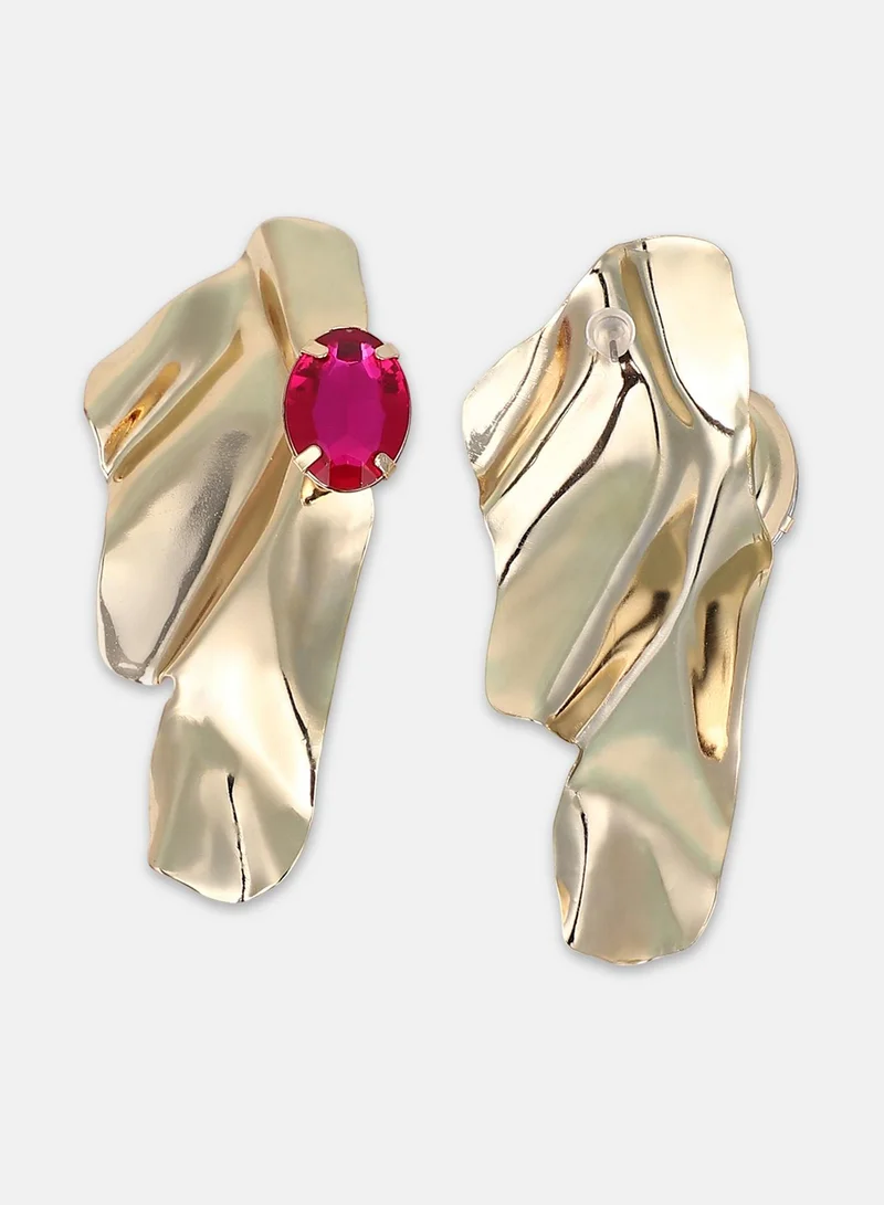سوهي Women's The Shard-Gem Drop Earrings