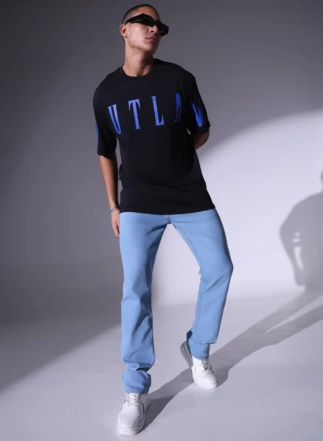 Hubberholme Men Black T-Shirts - Classic and Versatile for Casual Style
