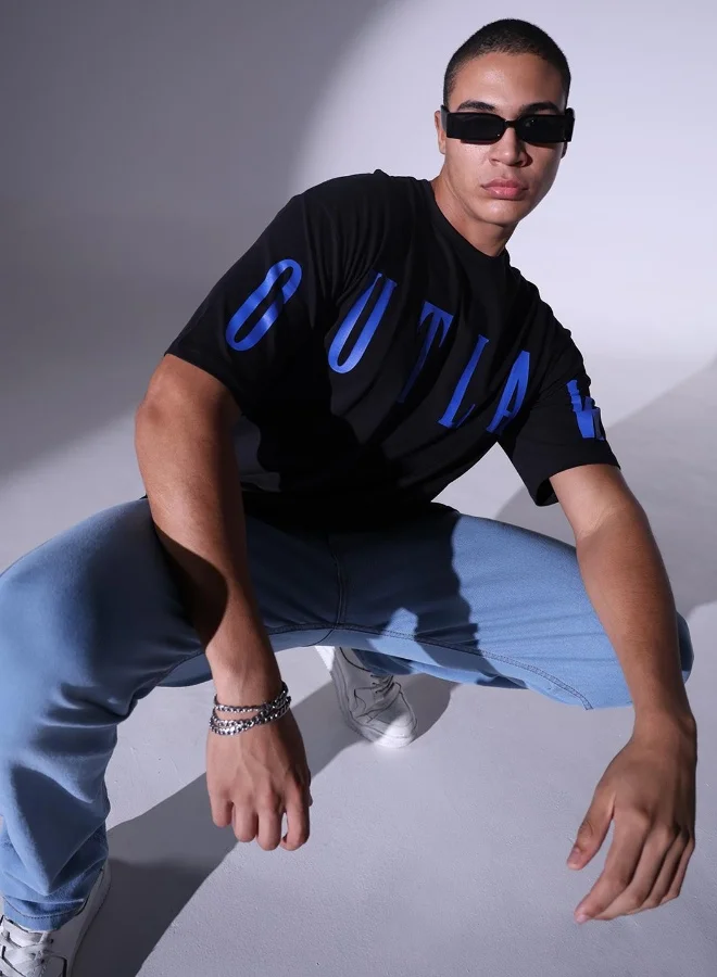 Hubberholme Men Black T-Shirts - Classic and Versatile for Casual Style