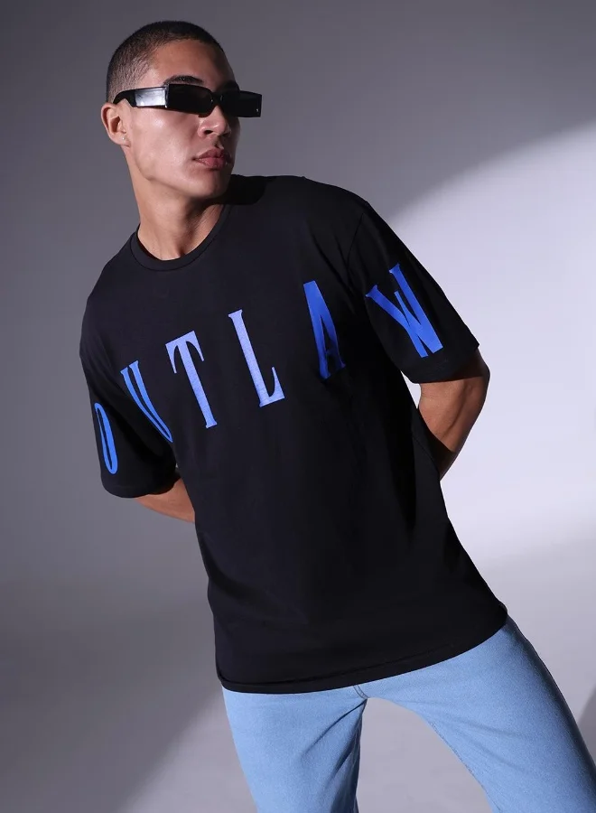 Hubberholme Men Black T-Shirts - Classic and Versatile for Casual Style