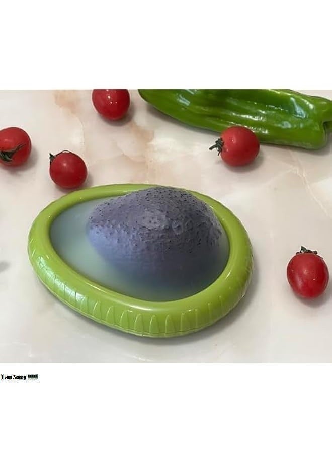 جرين تايجر مجموعة من 4 قطع من حاويات تخزين الفواكه والخضراوات المصنوعة من السيليكون للثلاجة، حاوية لتخزين البصل، حاوية لحفظ الأفوكادو، حاوية لحفظ الطماطم، وحاملة لليمون - Image 3