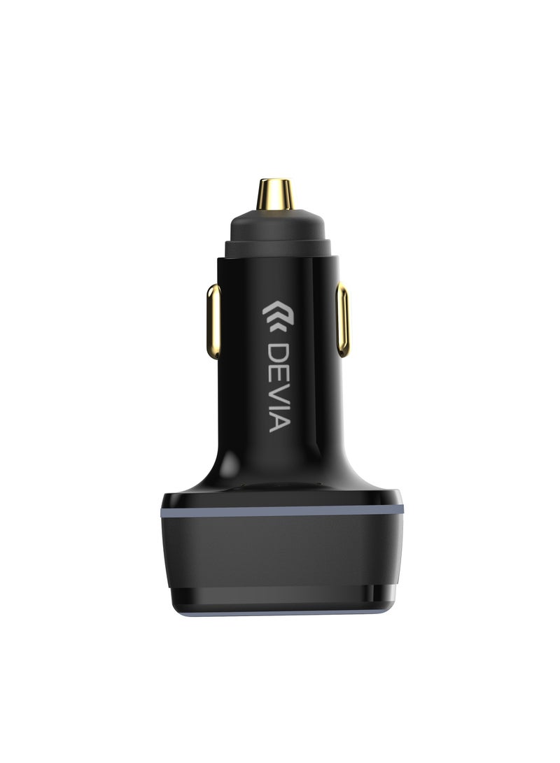 ديفيا شاحن سيارة ديفيا بقوة 115 واط بمنفذين PD ومنفذ USB – شحن سريع وآمن لأجهزة اللابتوب والهواتف - Image 2