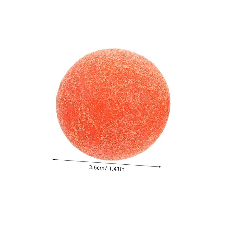 Orange Frosted Foosball Table Balls Durable Replacement for Soccer Games - Image 3