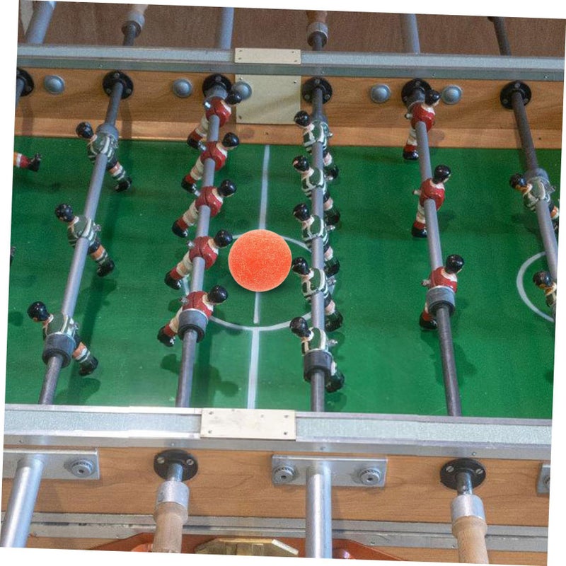 Orange Frosted Foosball Table Balls Durable Replacement for Soccer Games - Image 5