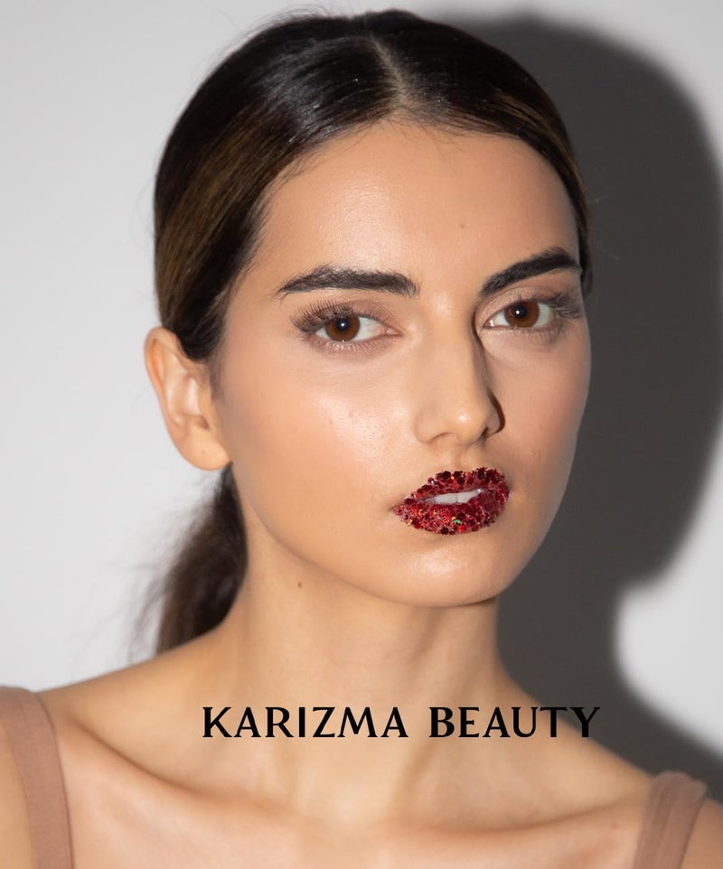 KARIZMA جليتر روبي القابل للتحلل من كارزما بيوتي جليتر أحمر جليتر بيئي جليتر للوجه 8 جرام - Image 2