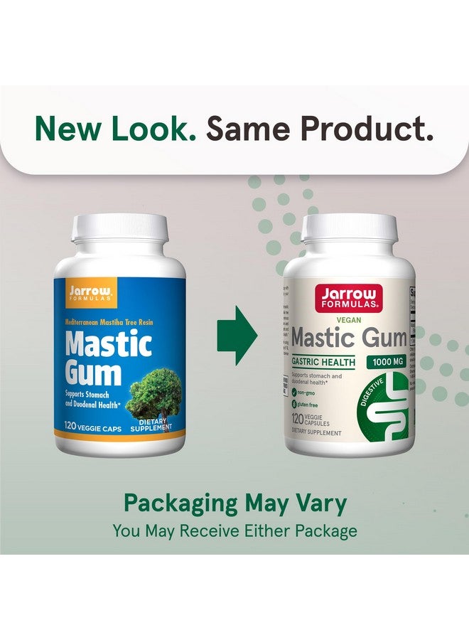 جارو فورملاز صمغ ماستيك جارو فورميولا، 1000 ملغ، مكمل غذائي لدعم صحة الجهاز الهضمي، 120 كبسولة نباتية، إمداد لمدة 60 يومًا - Image 2