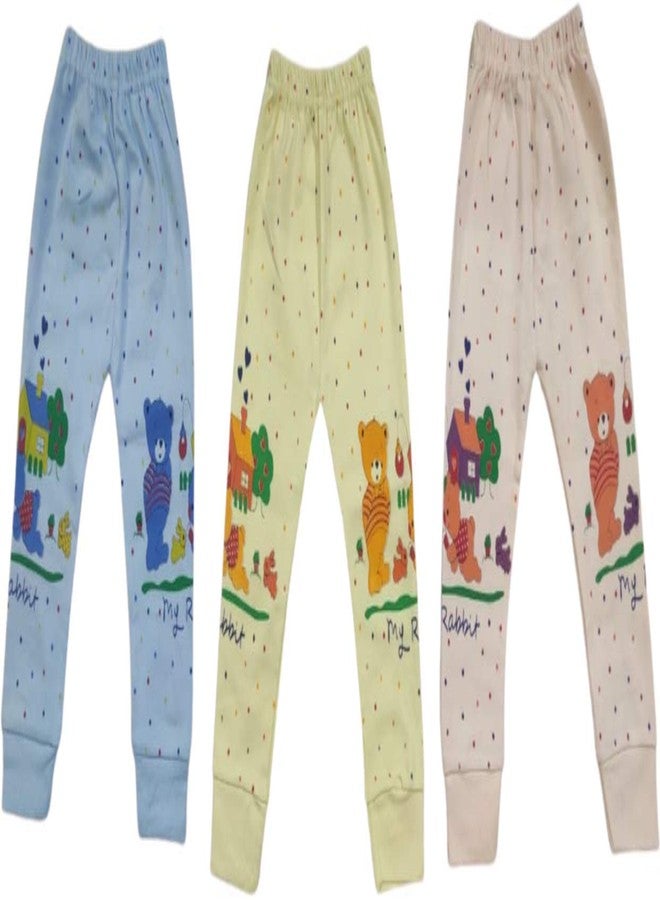 Nonibud Cotton Baby Unisex Trackpants-Pajama-Inner(Pack of 6) (12 Months - 18 Months) Multicolour - Image 3