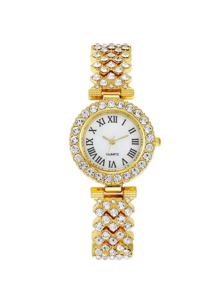 A Smart Watch From The Eighth Series With A Metal Watch With A Distinctive Design, An Earring, A Ring, A Bracelet, And A Necklace Suitable For Gifts. It Monitors Heart Rate And Calories. - Image 4