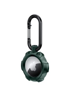 Applicable Airtag Protective Case Air Tag For Apple Positioning Tracker Protective Case Anti-lost Airtags Protective Case-Color:Olive Green-Applicable Model:For Apple AirTag Protective Case/piece