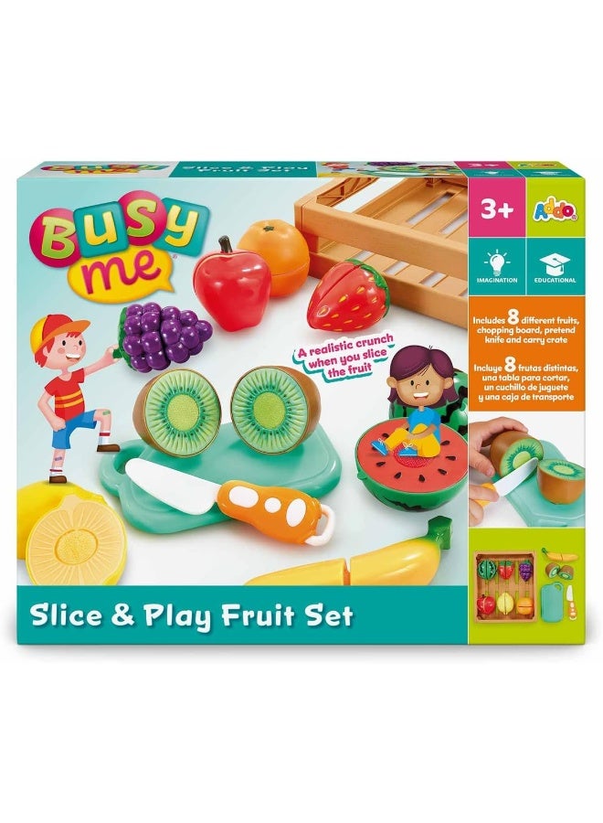 ADDO Busy Me Slicing Fruit, Slice & Play, Roleplay, Pretend Play Toys, Go For Picnic Or Make A Meal, Includes Fruits, Knife, Chopping Board, 3 Years+ - Image 2