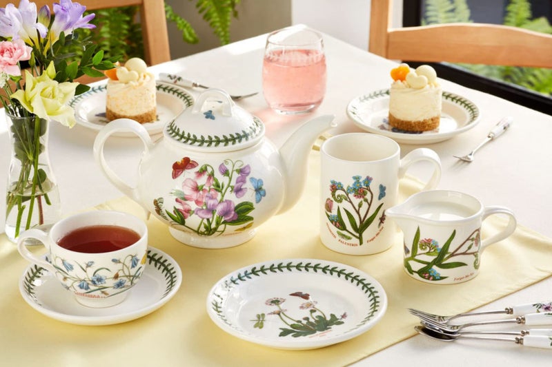 Portmeirion Botanic Garden 7oz Cream Jug - Floral Earthenware Vintage Creamer Pitcher, Dishwasher & Microwave Safe - Chip-Resistant Glaze, Made in England, Elegant Tableware Addition - Image 5