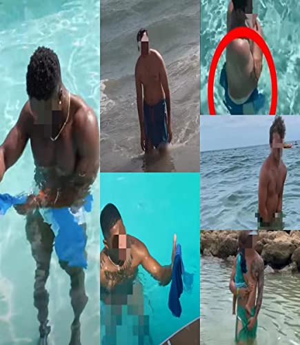 LUSKOPA Dissolving Swim Trunks Prank Shorts Funny Gift for Brother Boyfriend Bachelor Beach Party in The Swimming Pool(Aqua Blue,X-Large) - Image 5