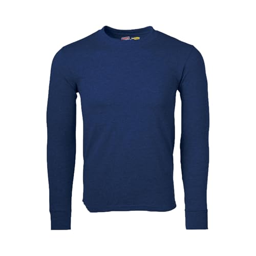 Soffe Dri Release Long Sleeve Tee, Navy, Small - Image 1
