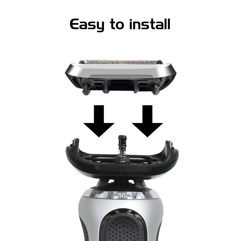 Pinkind 73S Series 7 New Generation Shaver Replacement Head for Braun S7 Electric Shavers - Compatible with Braun Shaving Razor Model 7020s, 7025s, 7027 cs, 7071cc, 7075cc, 7085cc - Image 4