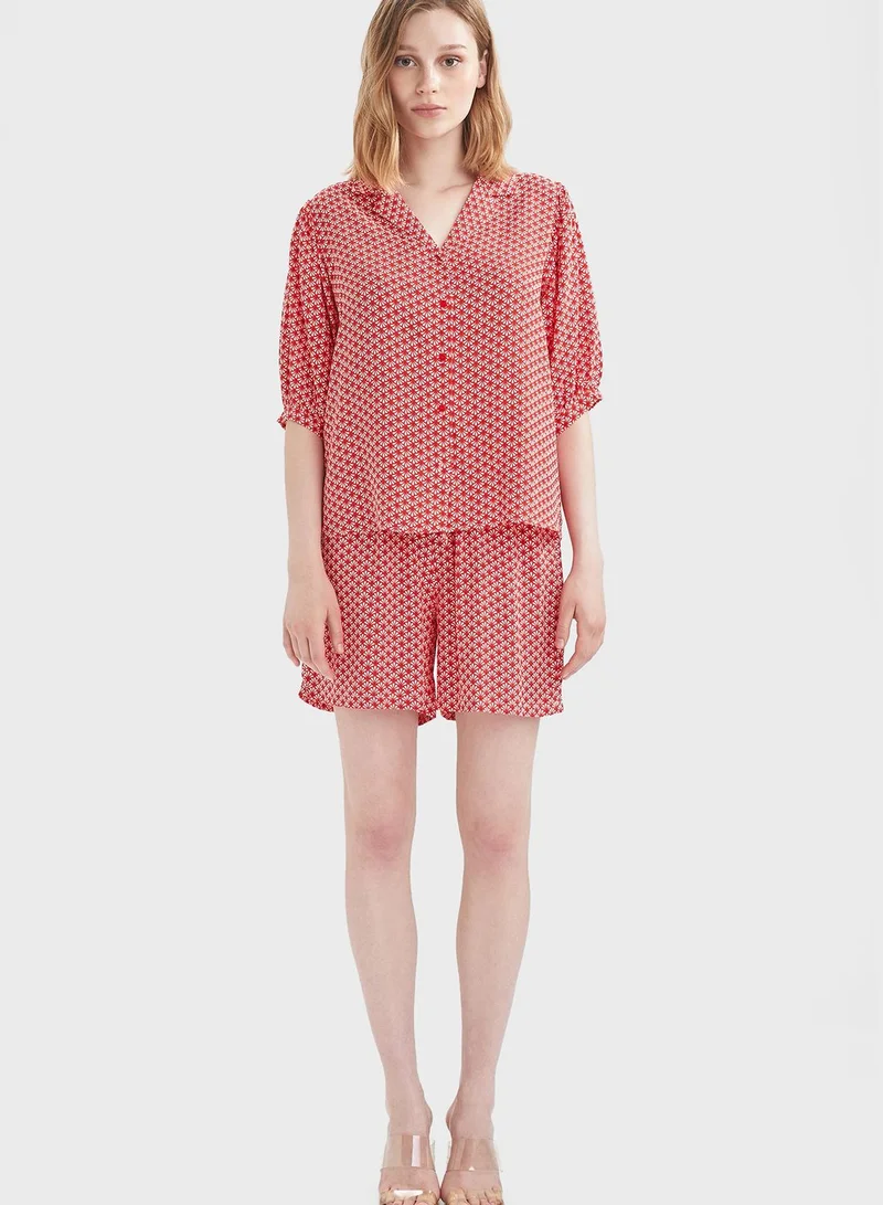 DeFacto Polka Dot Mini Shorts