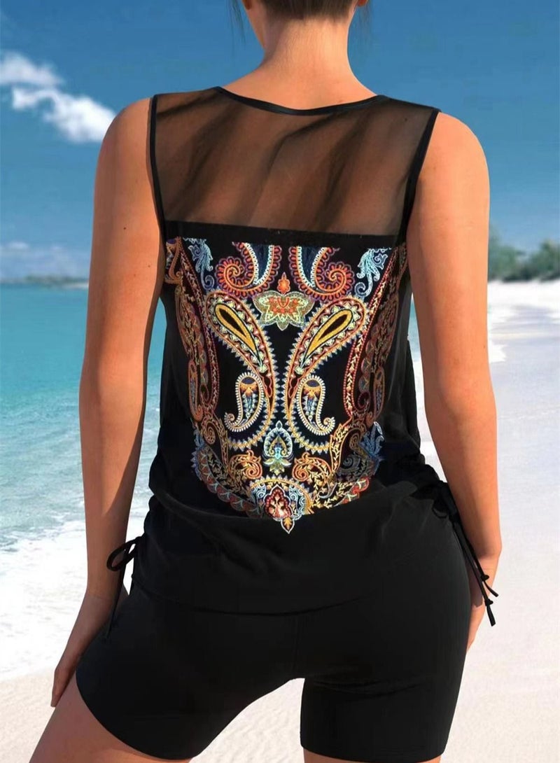 Loquat 2 Piece Boxer Swimsuit Beach Bikini  - Image 2