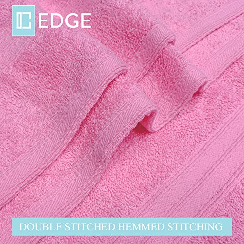 Sassoon Anatolia 100% Cotton 1 Piece Large Bath Towel 500 GSM (Pink – 60X120 cms) – Extra Soft, Quick Drying & Super Absorbent Bath Towel for Men/Women - Image 4