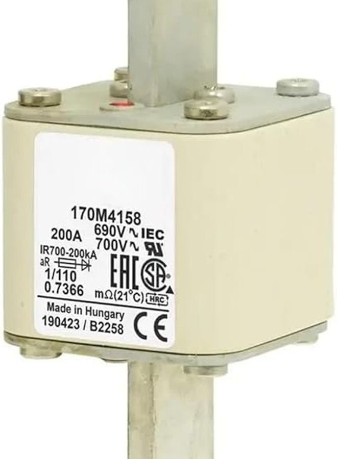 المكون الكهربائي Silver Fuse 170M4164 - Image 2