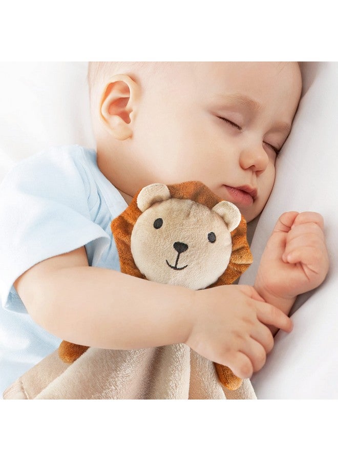 برو غوليم بطانية أمان ناعمة للأطفال من Loveys For Babies - لعبة احتضان للأطفال حديثي الولادة حيوانات محشوة هدايا للأطفال للأولاد والبنات، أسد 16 بوصة - Image 2