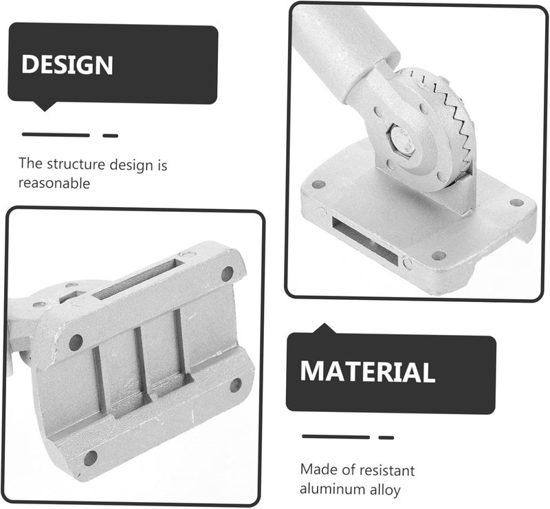 HANABASS Adjustable Flag Pole Holder Bracket Wall-Mounted Support for Outdoor Flags for Gardens Patios and Advertising Display Portable Design for Easy Installation - Image 3