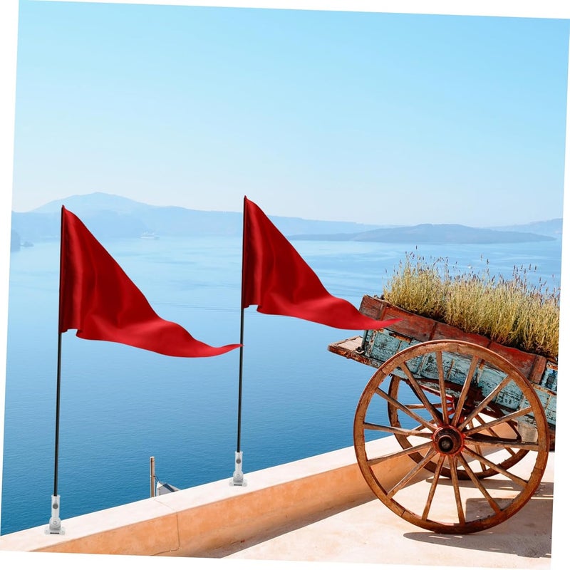 HANABASS Adjustable Flag Pole Holder Bracket Wall-Mounted Support for Outdoor Flags for Gardens Patios and Advertising Display Portable Design for Easy Installation - Image 4