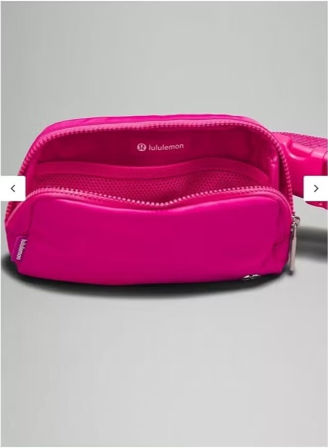 Lululemon Everywhere Belt Bag, Compact, and Convenient Belly Bag with Zippered Pockets, Easy-Access Exterior Pocket, and Interior Essentials Pocket for On-the-Go Storage, Rose red - Image 3