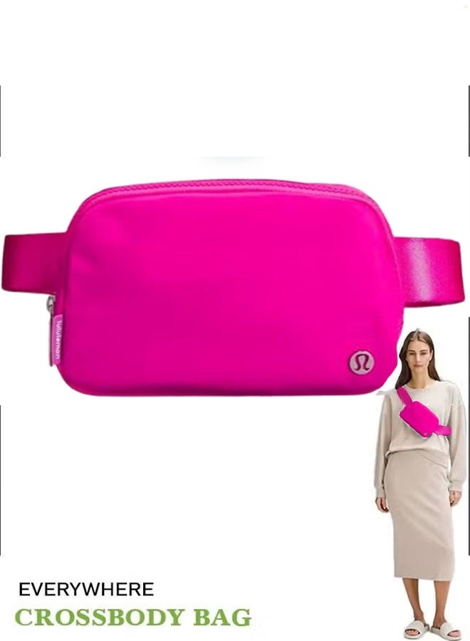 Lululemon Everywhere Belt Bag, Compact, and Convenient Belly Bag with Zippered Pockets, Easy-Access Exterior Pocket, and Interior Essentials Pocket for On-the-Go Storage, Rose red - Image 1