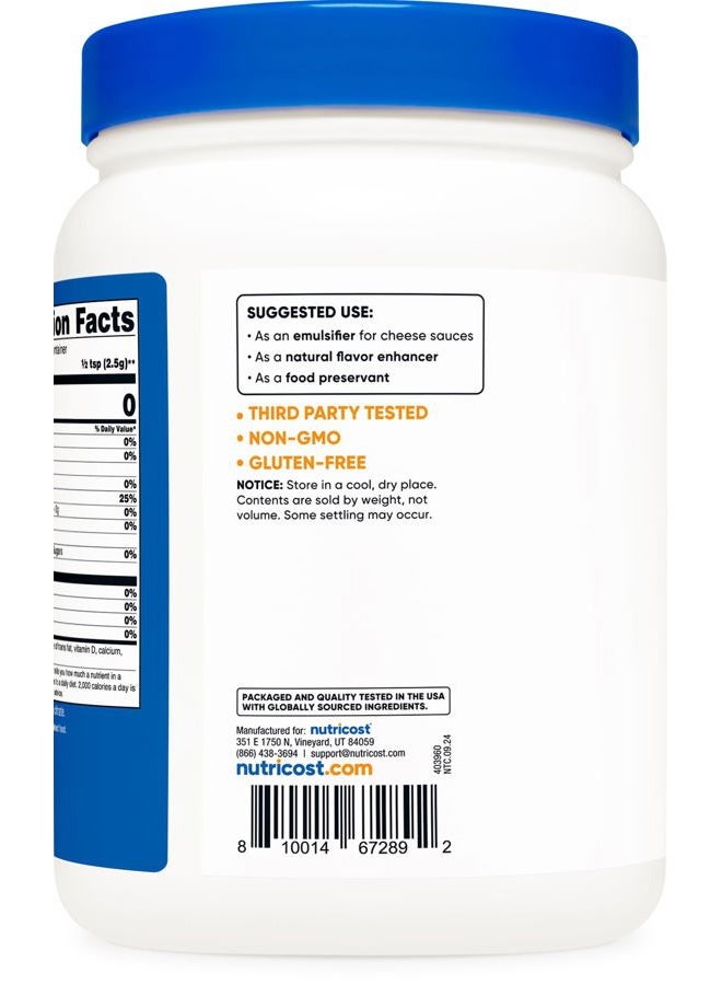 Nutricost Sodium Citrate Powder 2LB (32oz) - Food Grade, Non-GMO - Emulsifier, Natural Flavor Enhancer, Food Preservant - Image 4