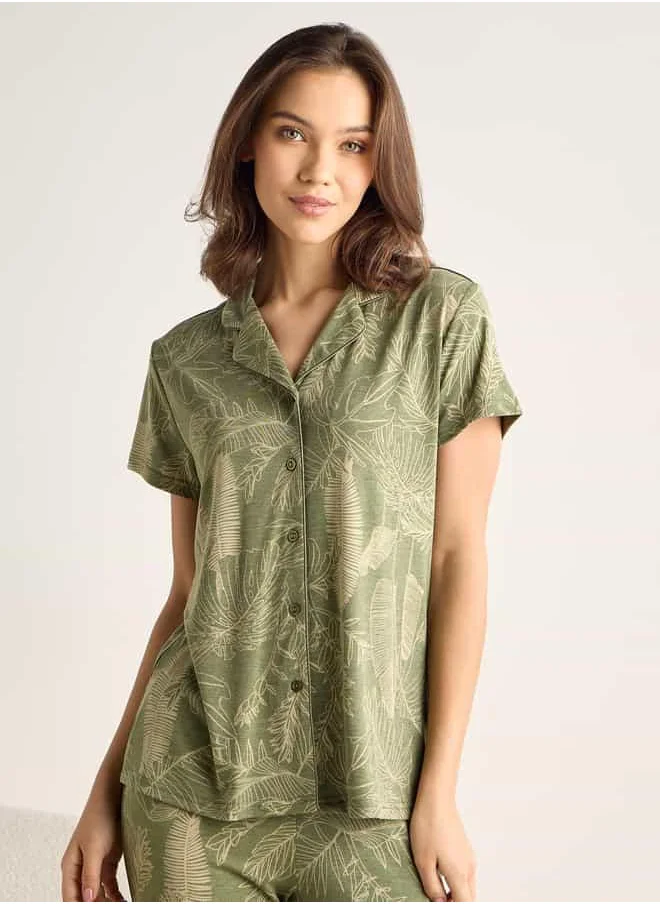 فاف Printed Shirt and Pyjama Set