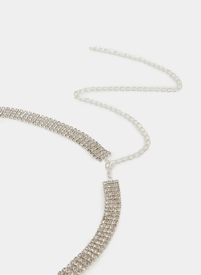 Styli  Diamante Rhinestone Chain Belt for Women | Best Price UAE