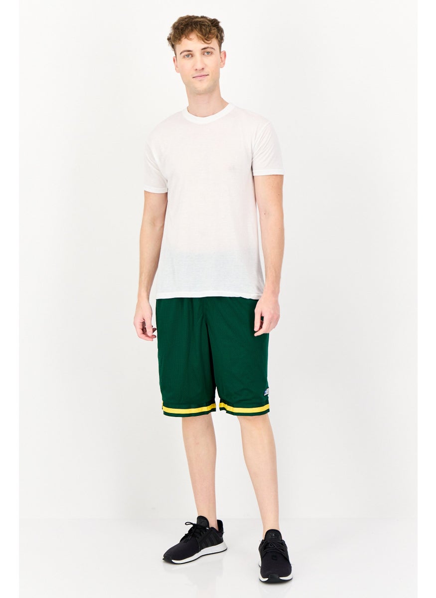 Reebok Men Sportswear Fit Training Shorts, Green  - Image 4
