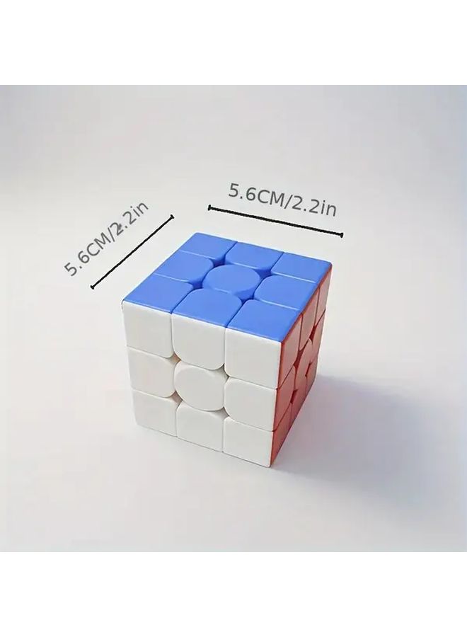 مكعب ثلاثي الأبعاد ملون بحجم 3×3، لعبة ألغاز منطقية للمبتدئين للأطفال، تنمي الوعي المكاني ومهارات حل المشكلات، مصنوع من مادة ABS المتينة. - Image 2