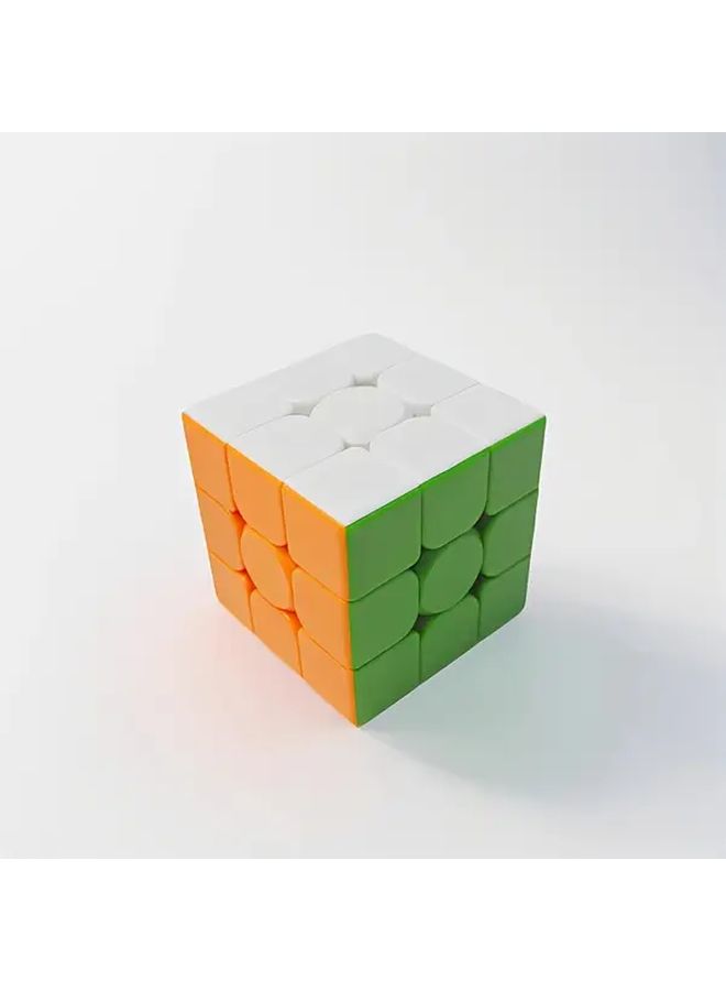 مكعب ثلاثي الأبعاد ملون بحجم 3×3، لعبة ألغاز منطقية للمبتدئين للأطفال، تنمي الوعي المكاني ومهارات حل المشكلات، مصنوع من مادة ABS المتينة. - Image 5