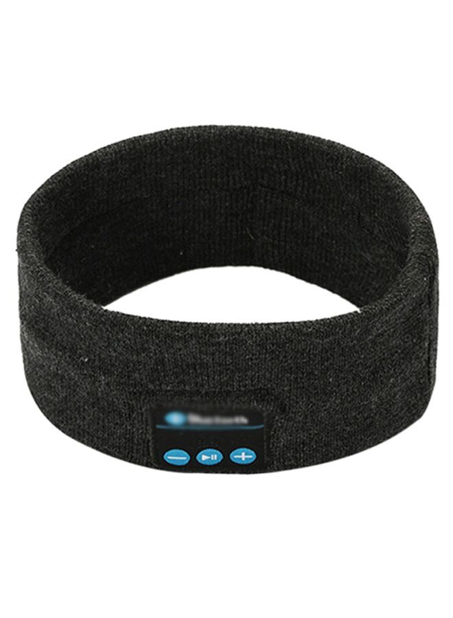 NIBEMINENT BT5.0 Connected Music Knitted Headband Headwear Headphone Dark gray - Image 1