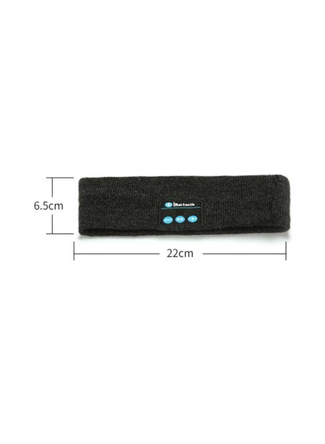 NIBEMINENT BT5.0 Connected Music Knitted Headband Headwear Headphone Dark gray - Image 2