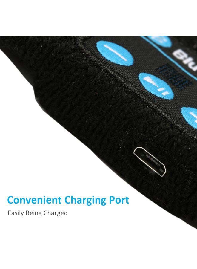 NIBEMINENT BT5.0 Connected Music Knitted Headband Headwear Headphone Dark gray - Image 3