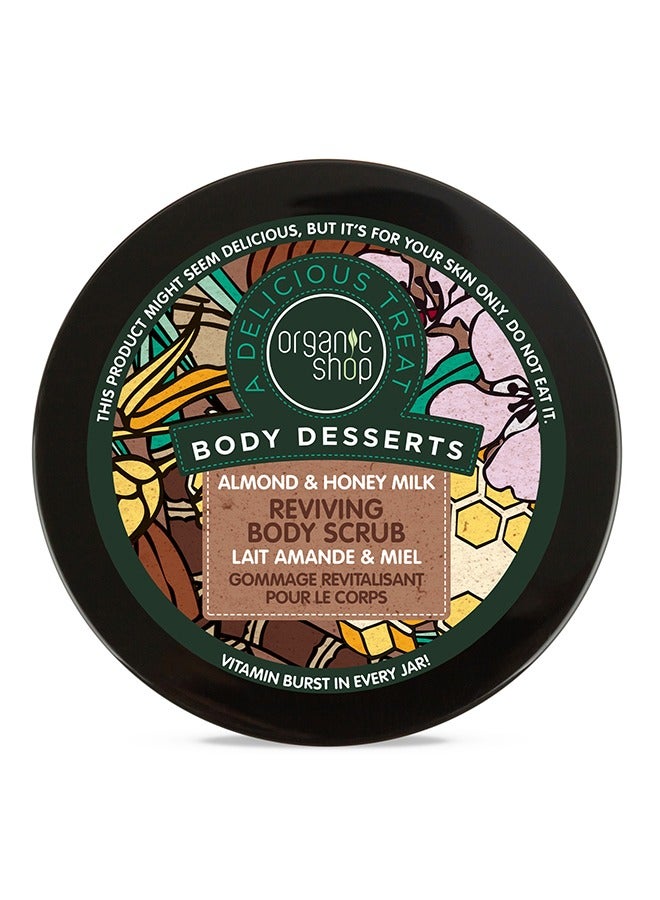 Organic Shop Body Desserts Almond And Honey Milk Reviving Body Scrub 450 ml - Image 3