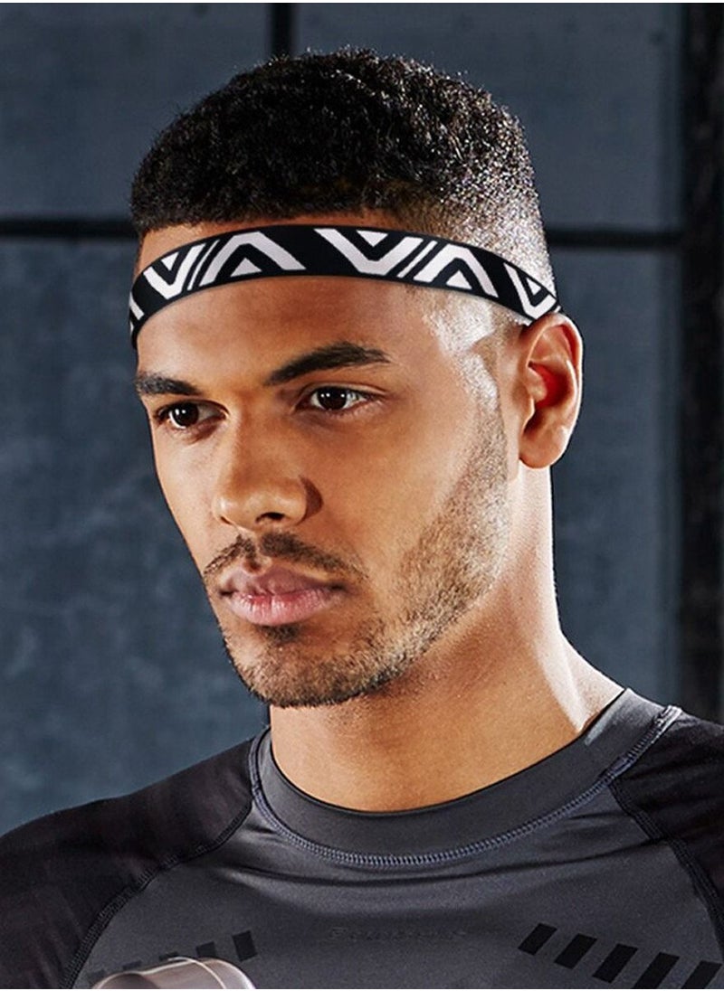SPORT - Headband for Men and Woman Sweatband Sport Headband Perfect for Working Out Running Yoga This Breathable Sport Band is Moisture Wicking and Sweat Absorbing, Keeping Your Head Cool with Style and Grace - Image 1