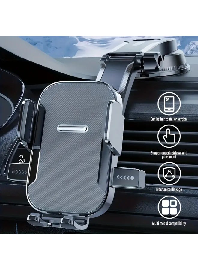 Car phone holder - Rotatable dashboard, windshield and vent mount, multi-angle adjustment, suitable for smartphones - Image 2