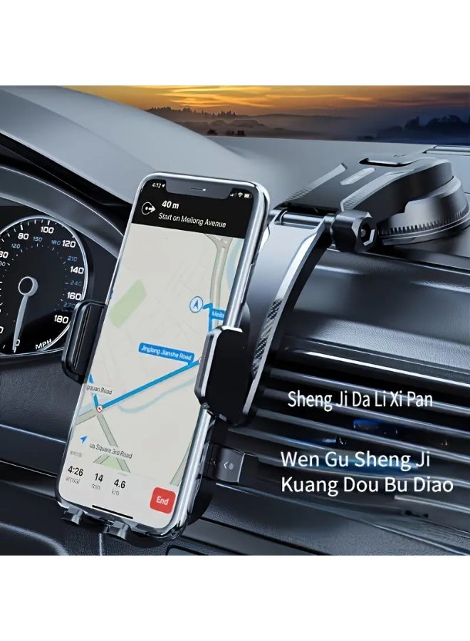 Car phone holder - Rotatable dashboard, windshield and vent mount, multi-angle adjustment, suitable for smartphones - Image 3