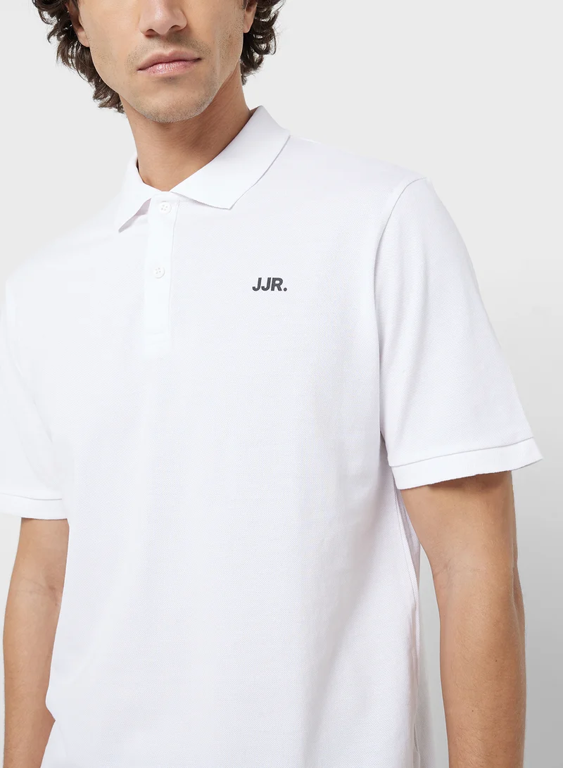 JJ Rebel Jrebrebel Logo Polo Shirt