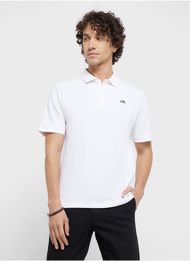 JJ Rebel by Jack & Jones Jrebrebel Logo Polo Shirt  - Image 1