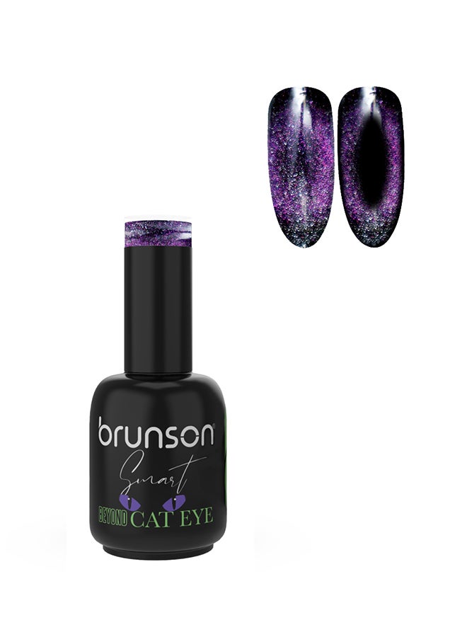 Gel Nail Polish 15ml Smart Beyond Cat Eye Gel Polish Glossy Shine Finish Long Lasting Sparkle UV Soak off Gel Nail Polish for Nail Art French Manicure Pedicure Salon Quality Chip Resistant Gel Nail