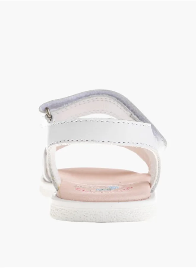 Pablosky Girls Strap Sandals With Hook And Loop Closure